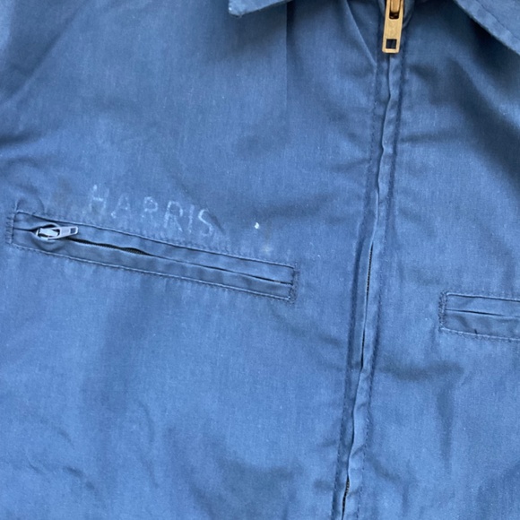 Vintage US Navy Deck/Work Jacket w/patch, Navy, Medium - Picture 3 of 5